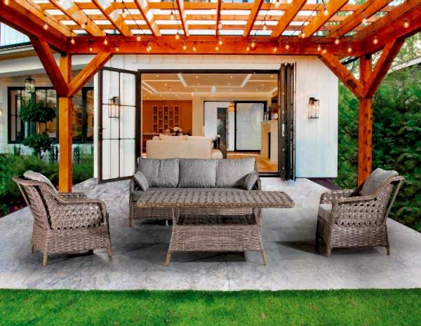 RONDİ RATTAN 3+1+1+MASA BAHÇE TAKIMI