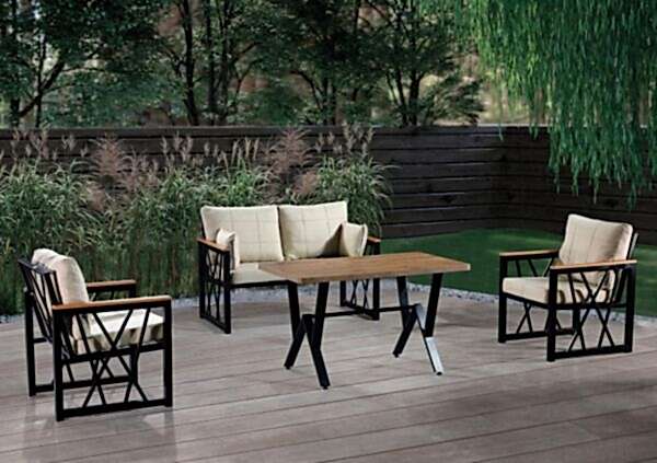 AÇELYA 2+1+1+MASA BAHÇE BALKON TAKIMI