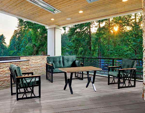 AÇELYA 2+1+1+MASA BAHÇE BALKON TAKIMI