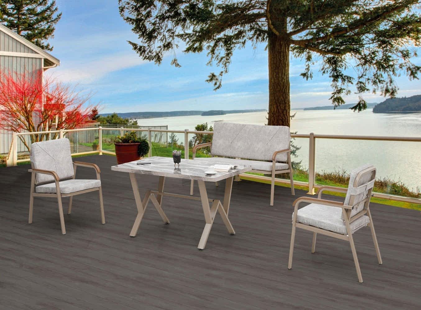 LİLA 2+1+1+MASA BAHÇE,BALKON TAKIMI